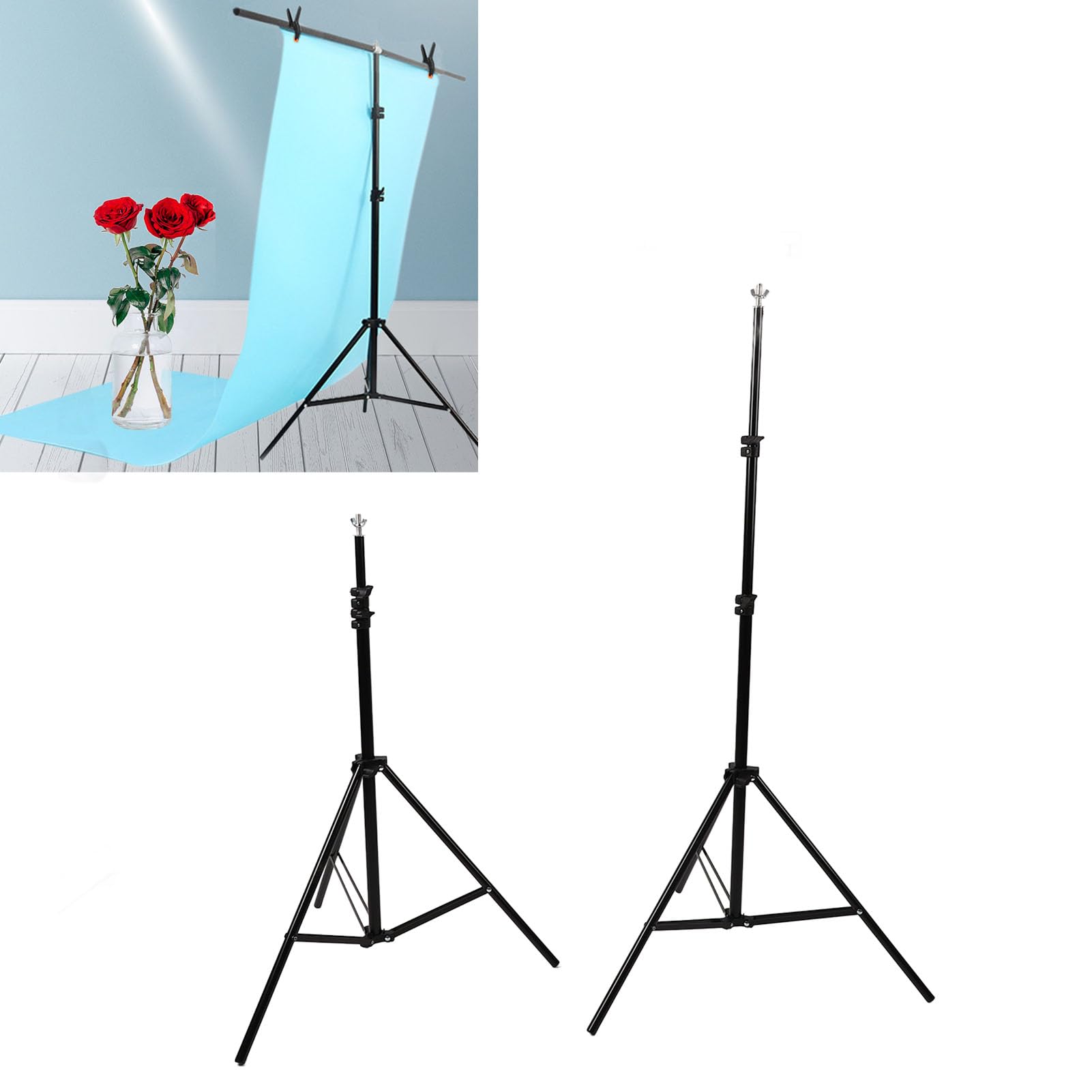 Schimer Soporte de Fondo Fotográfico de Aleación de Aluminio Soporte de