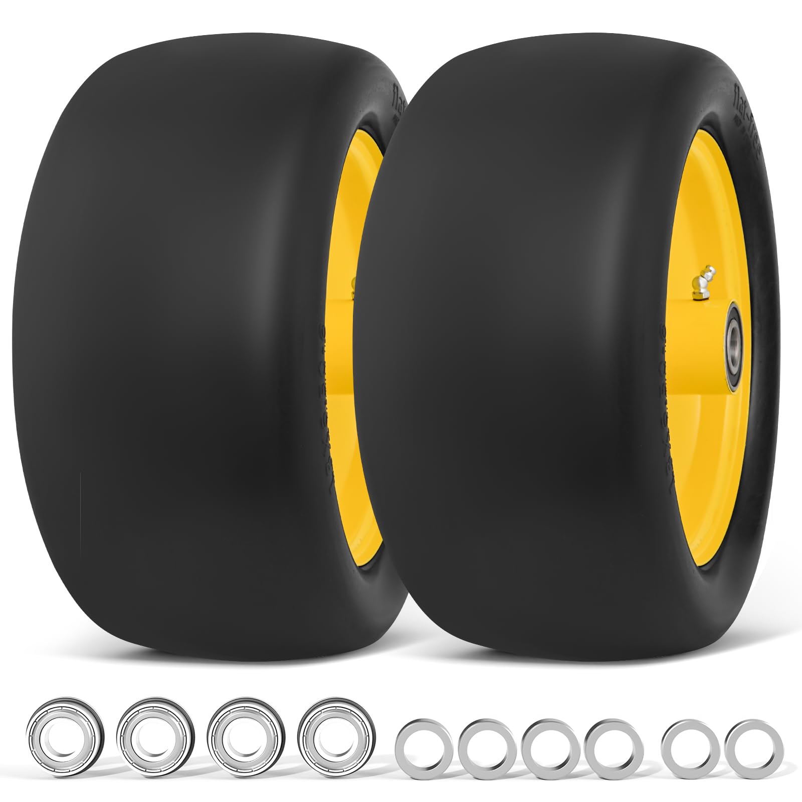ブリヂストン   52413 Amazon.com : RONPOW 13x6.50-6 Flat Free Lawn Mower Tires and Wheel
