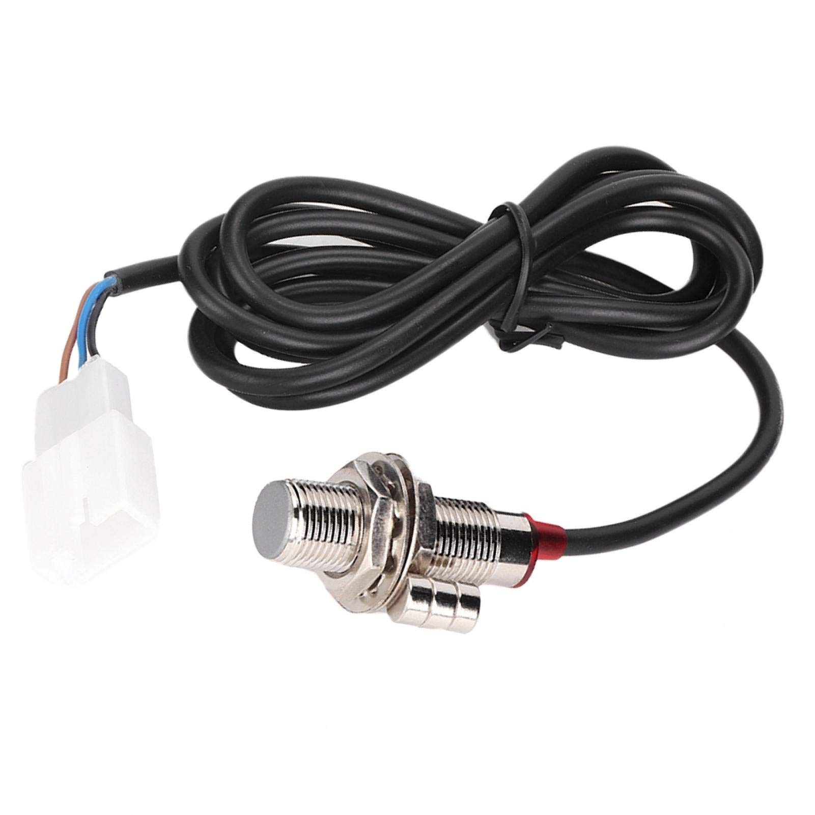 aqxreight - Adapter Czujnika Prędkości, Kabel Czujnika Prędkościomierza z 3 Magnesami do Cyfrowego Prędkościomierza Motocyklowego