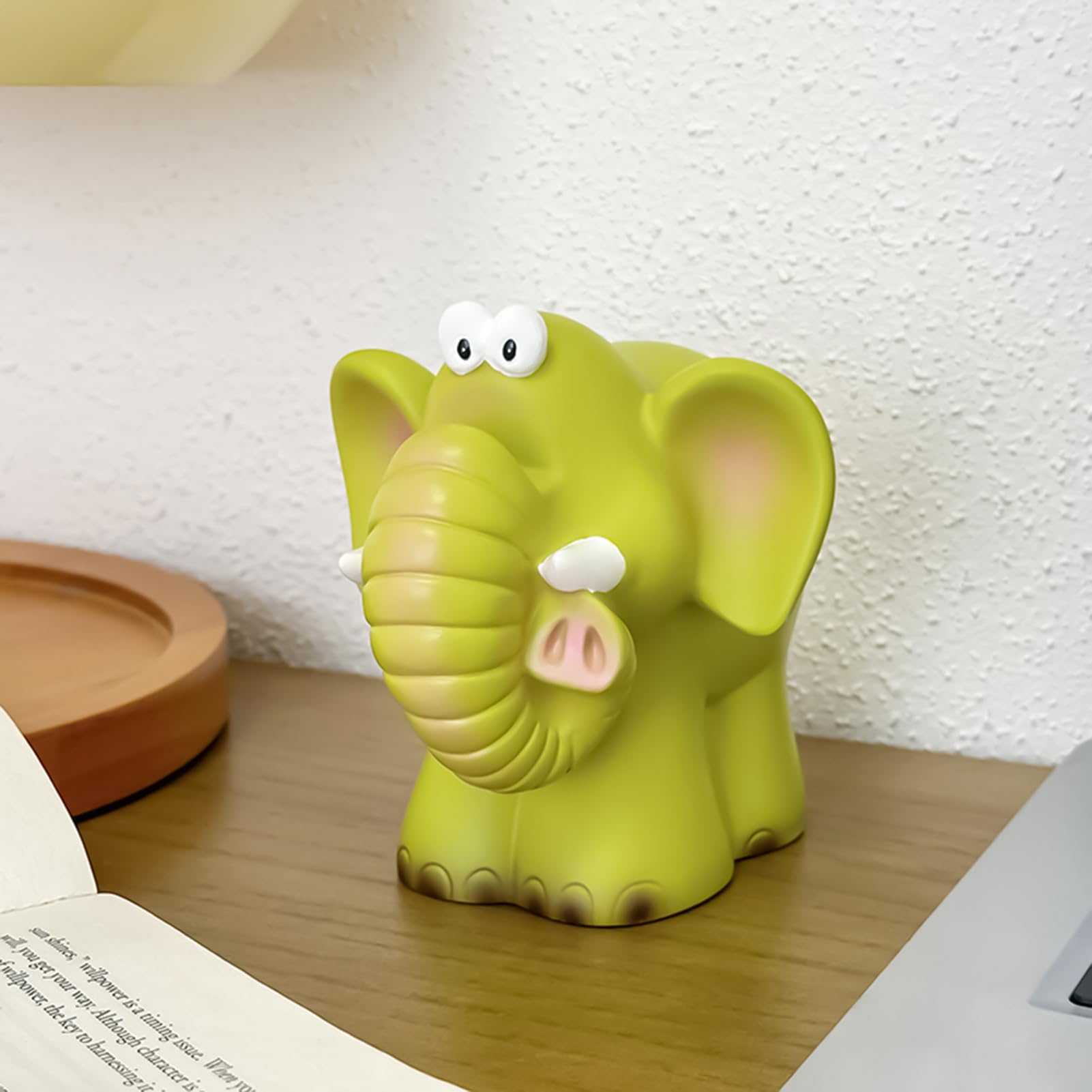 Generico Portaocchiali Elefante - Divertente Animale Portaocchiali Da Scrivania - Supporto Per Occhiali A Forma Di Elefante | Per Scrivania, Casa, Ufficio, Camera Da , Soggiorno