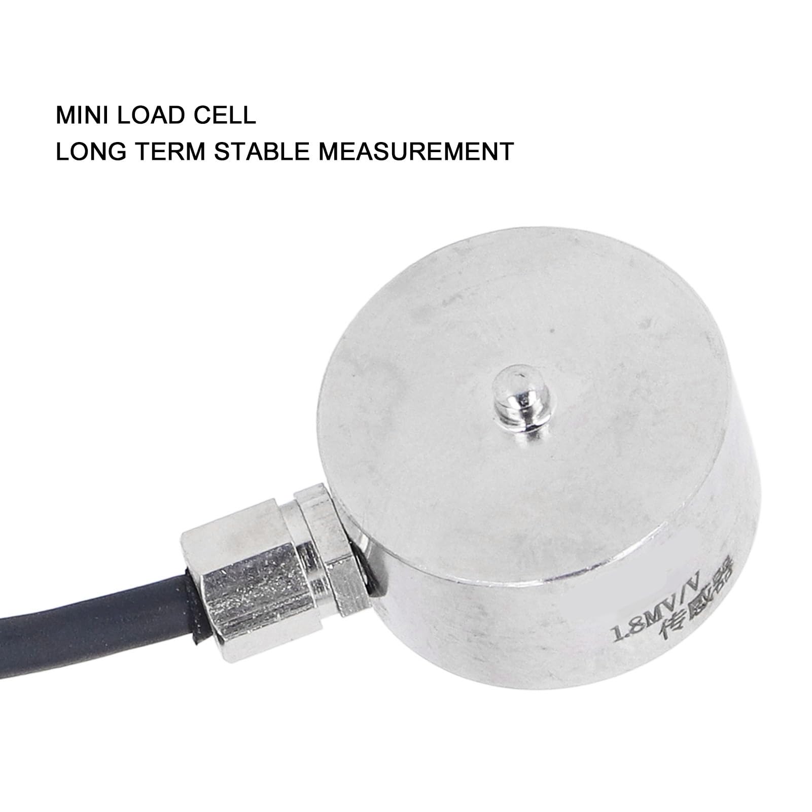 FLEXMAN Sensor de Fuerza de Presión de Tensión, Sensor de Tensión de Compresión de Acero Inoxidable Sensor de Fuerza de Compresión de Tensión IP65 para Probadores de Equipos (30KG)