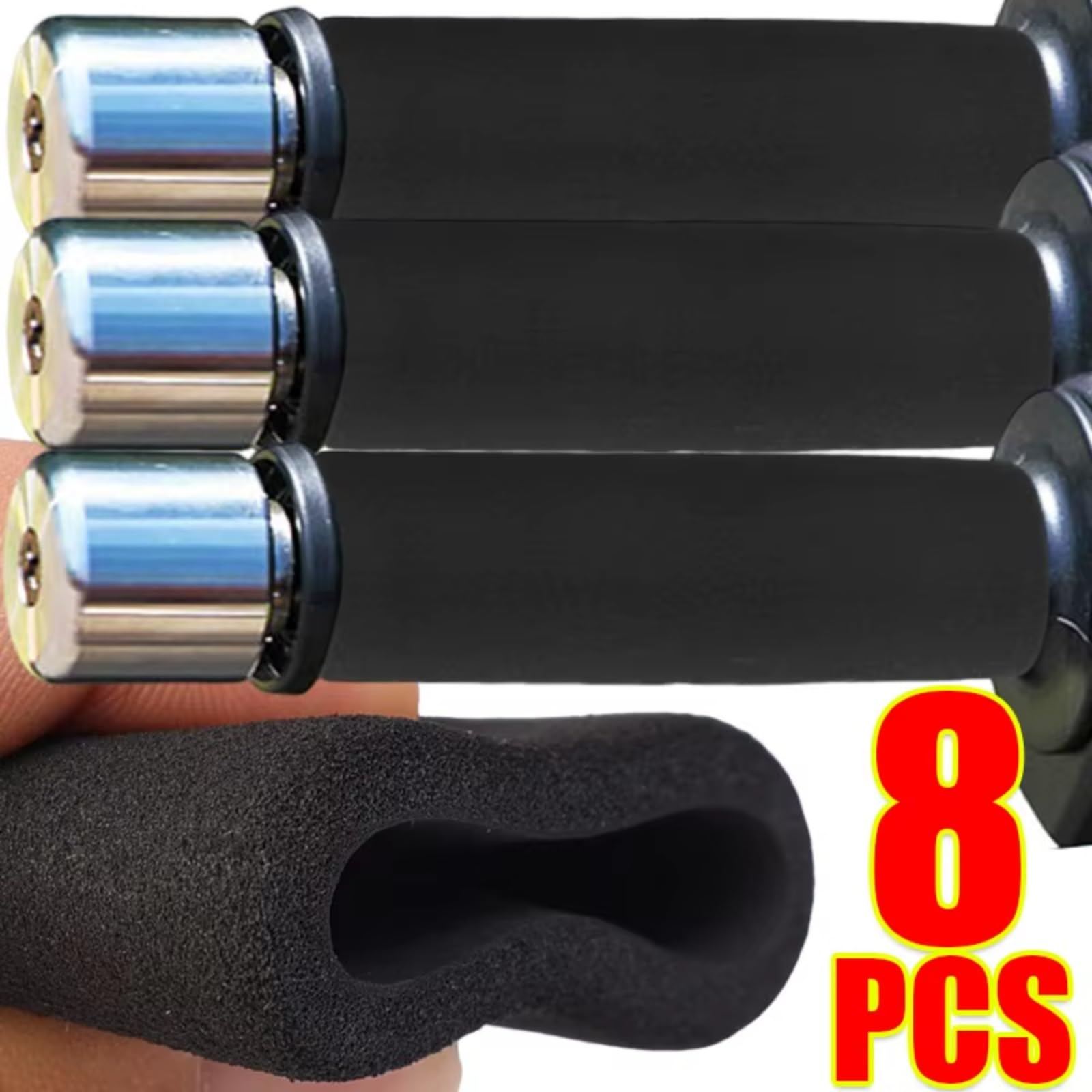 Manicotti Schiuma Antivibrazione Copertura Impugnatura Per Per R1250GS Manopola moto | Copri impugnatura per manubrio moto, manicotti in schiuma antivibrazione antiscivolo(8pcs)