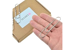 HAHIYO Non-Skid 3-Inch Paper Clips