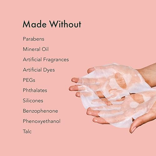 Miniatura 7 de Rael Máscara facial para el cuidado de la piel, juego de sábanas de máscara facial de bambú, paquete variado, todo tipo de piel, juego de regalo (5