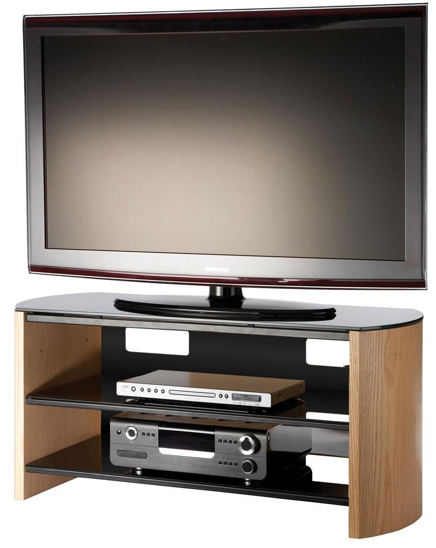 Alphason Finewoods TV Stand 1100 - Light Oak, 1100 X 455 X 505 mm