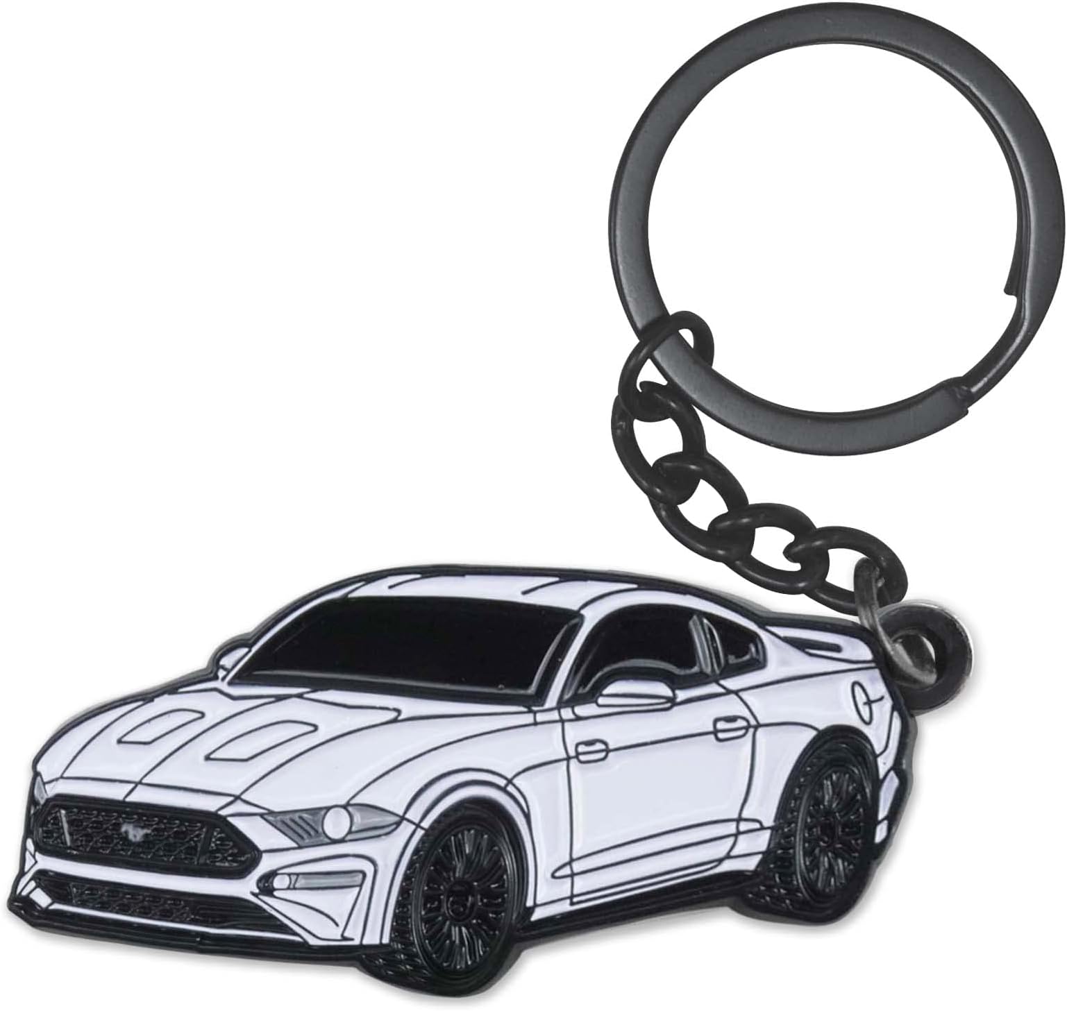 For Ford Mustang Keychain，For Ford Mustang Accessories 2015-2020，Metal Keychain