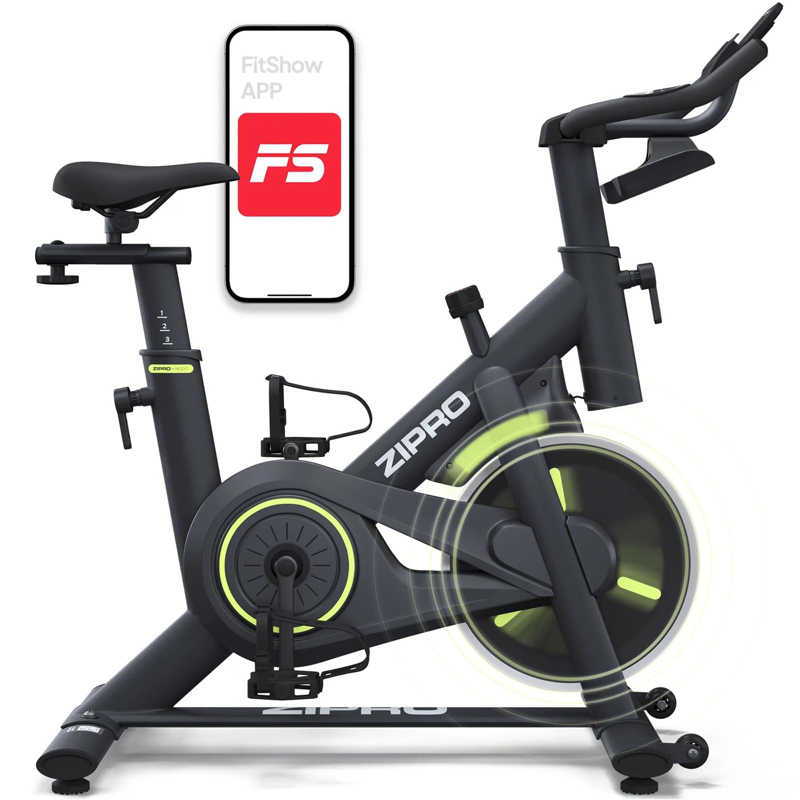 Zipro Hometrainer Fiets Fitness Opvouwbare Magnetische 8