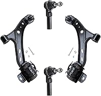 Vista 184 de Detroit Axle - 4 brazos de control traseros para Ford C-Max Focus Mazda 3 5 Volvo C30 C70 S40 V50, 4 brazos de control superior e inferior