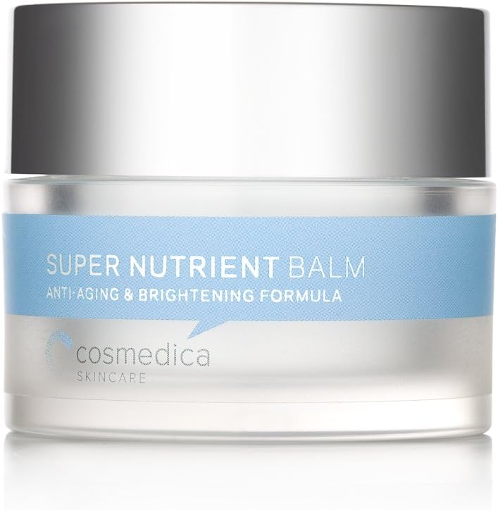 Cosmedica Skincare Super Nutrient Facial Balm - Anti-Aging and Brightening Formula, 0.7 Ounce, Nutrient Rich Multi-Ingredient Moisturizer to Combat Wrinkles and Dull, Dry Skin