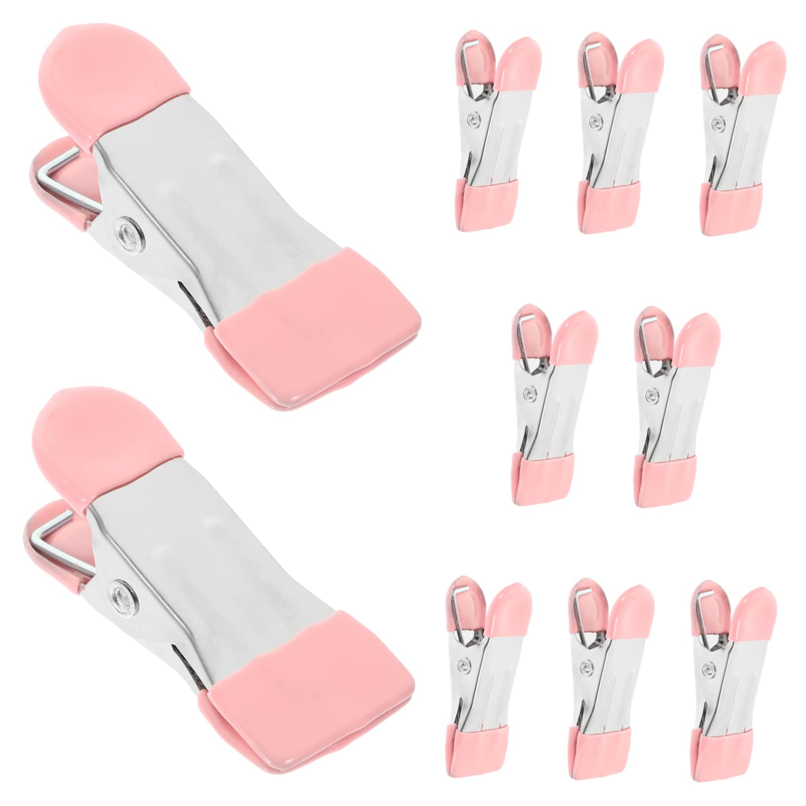 Alipis 4 Set Di Mollette Da Bucato Per Esterni Multiuso Per Patatine Per Foto Per Alimenti Per Stendere I Panni Per Asciugare Design Antivento Ampio Spazio Di Serraggio 10 Pezzi*4