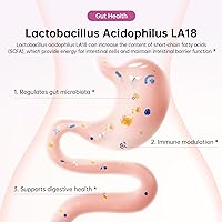 Vista 6 de Probióticos complejos para mujeres, probióticos vaginales para la salud vaginal, extracto de ashwagandha, concentrado de arándano, extracto de hoja