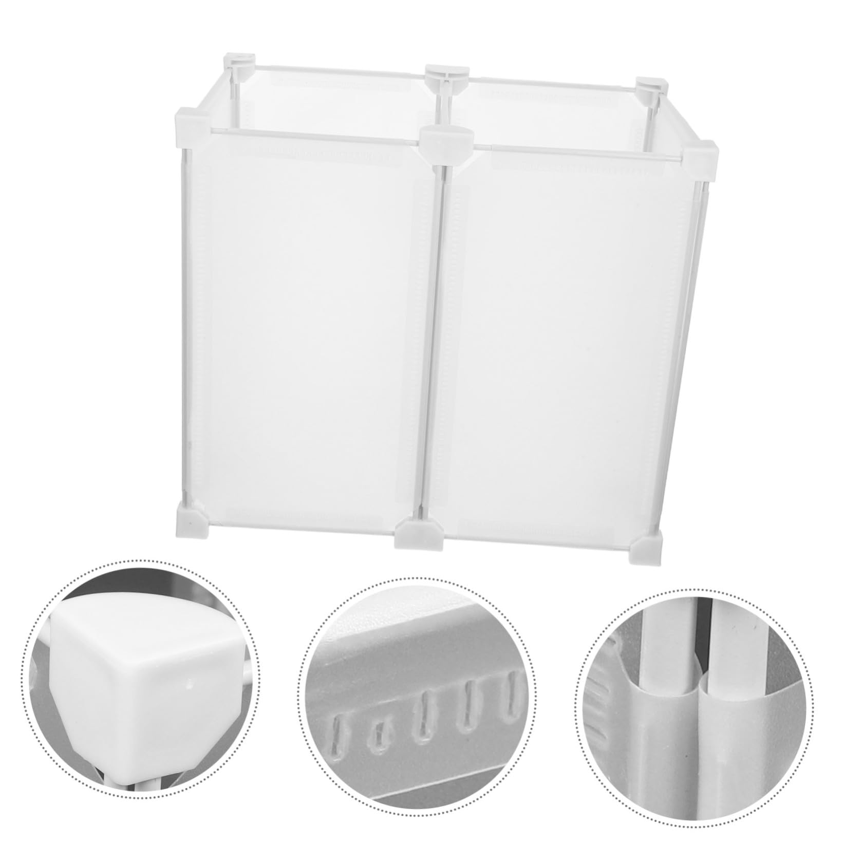 TOYANDONA Organizer per Congelatore con Cestello Portaoggetti Divisori Resistenti in Plastica per Conservazione e Cucina