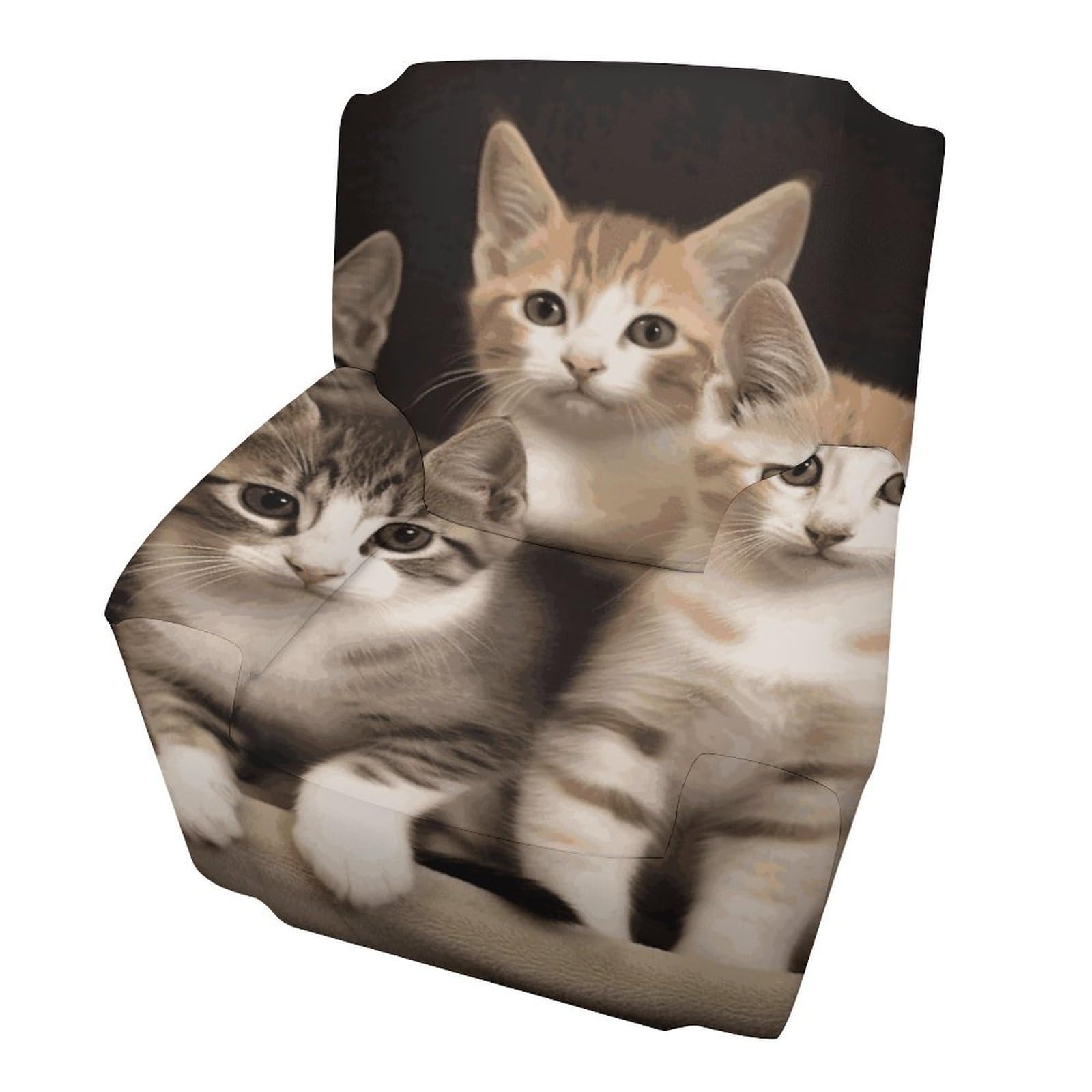 Fekiloot Style Kittens Family Cats Couch Cover Sofa Cover Sofa Slipcover