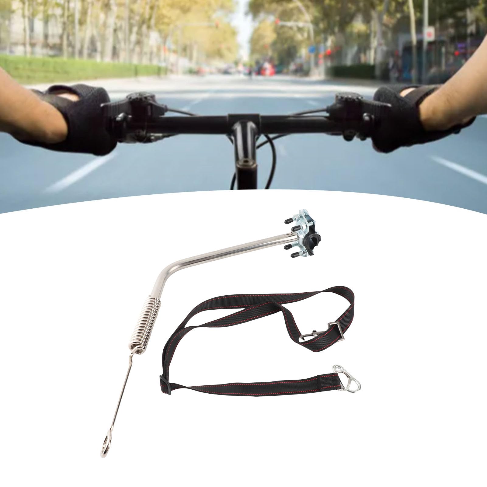 Fahrrad-Hundeleine, professionelle Sicherheit, einfache Installation, freihändige Hunde-Fahrrad-Übungsleine für Outdoor-Übungen