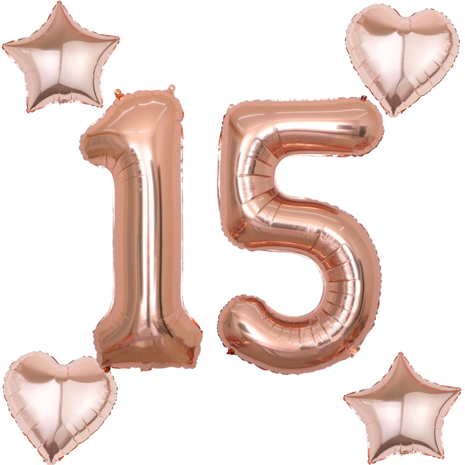 14 Birthday Decorations For Girls Tellpet Rose Gold Number 14 Balloons 14th Birthday Party 18 Balloon Numbers