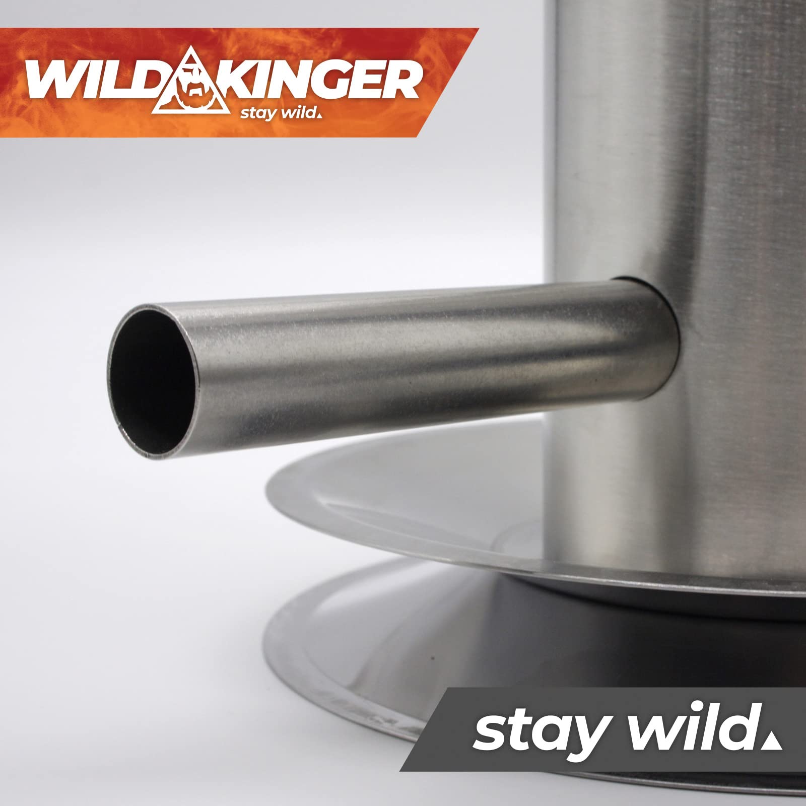 Wildkinger Premium generator zimnego dymu ze stali nierdzewnej, generator zimnego dymu, akcesoria do grilla (generator 50 cm)