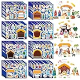 32 Sheets Christmas Nativity Stickers, Make a...