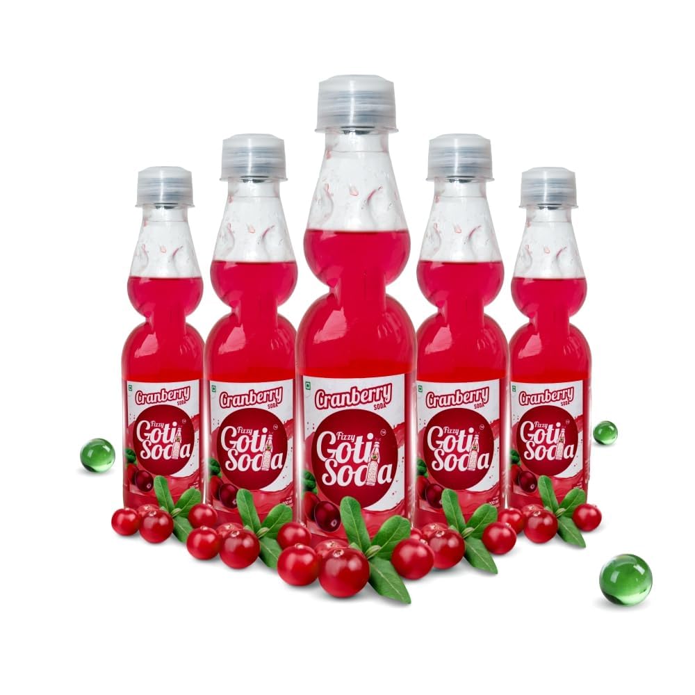 Cranberry Fizzy Goti Soda – Pack of 5 × 200ml | Desi Goli Soda Drink | Banta Soda | Tangy Indian Cranberry Soft Drink | Sulfur-Free Sugar, Zero Caffeine, Zero Artificial Sweeteners | RO Purified Water-picture-29