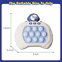 Vista 6 de Push Light-Up Pop It Fidget Toys for Kids,Pop It Game,Handheld Games for Kids and Adults,Stress Relief Game Machine,Puzzle Game Machine,Pop Fidget