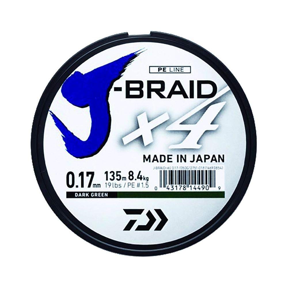 Daiwa - Fishing Braid J Braid 4B 1500M, 21/100, 12745621 — image 1