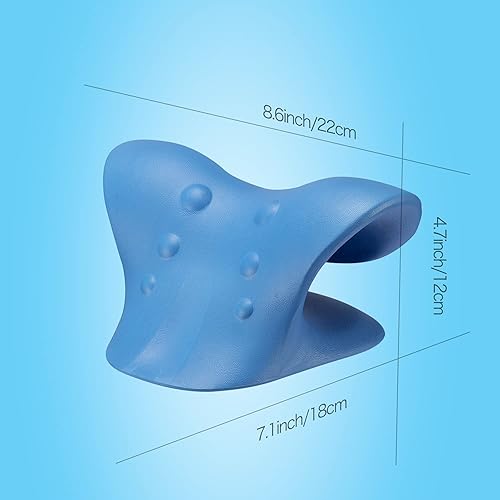 Miniatura 6 de Relajador de cuello y hombros almohadas quiroprácticas para aliviar el dolor tracción del cuello para aliviar la tensión muscular alivio del dolor