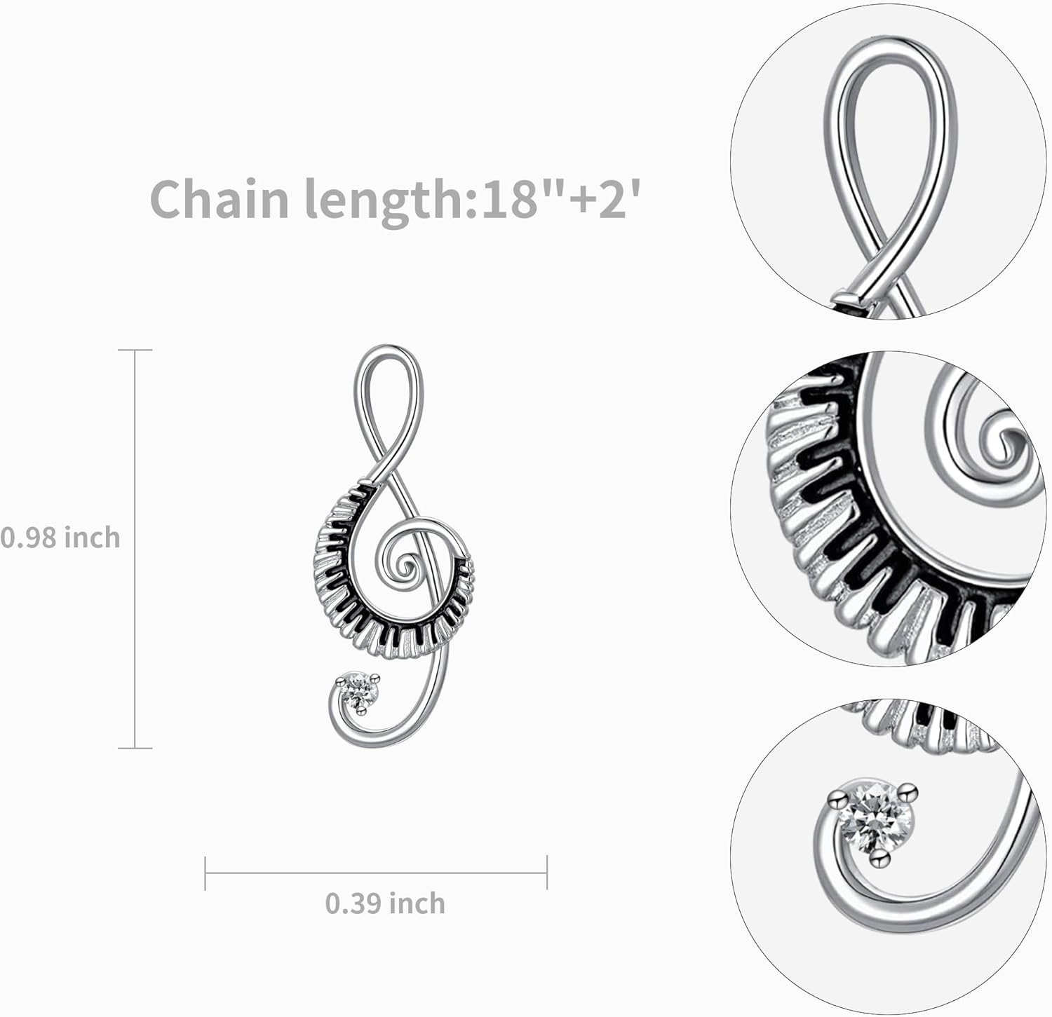 Raven/Cat Celtic Knot/Snake/Phantom of the Opera/Moon and Star/Sun/Cat/Artist Paint Palette Necklace for Women Sterling Silver Necklace Gifts for Women Pendant Necklace Jewelry for Women - Image 6