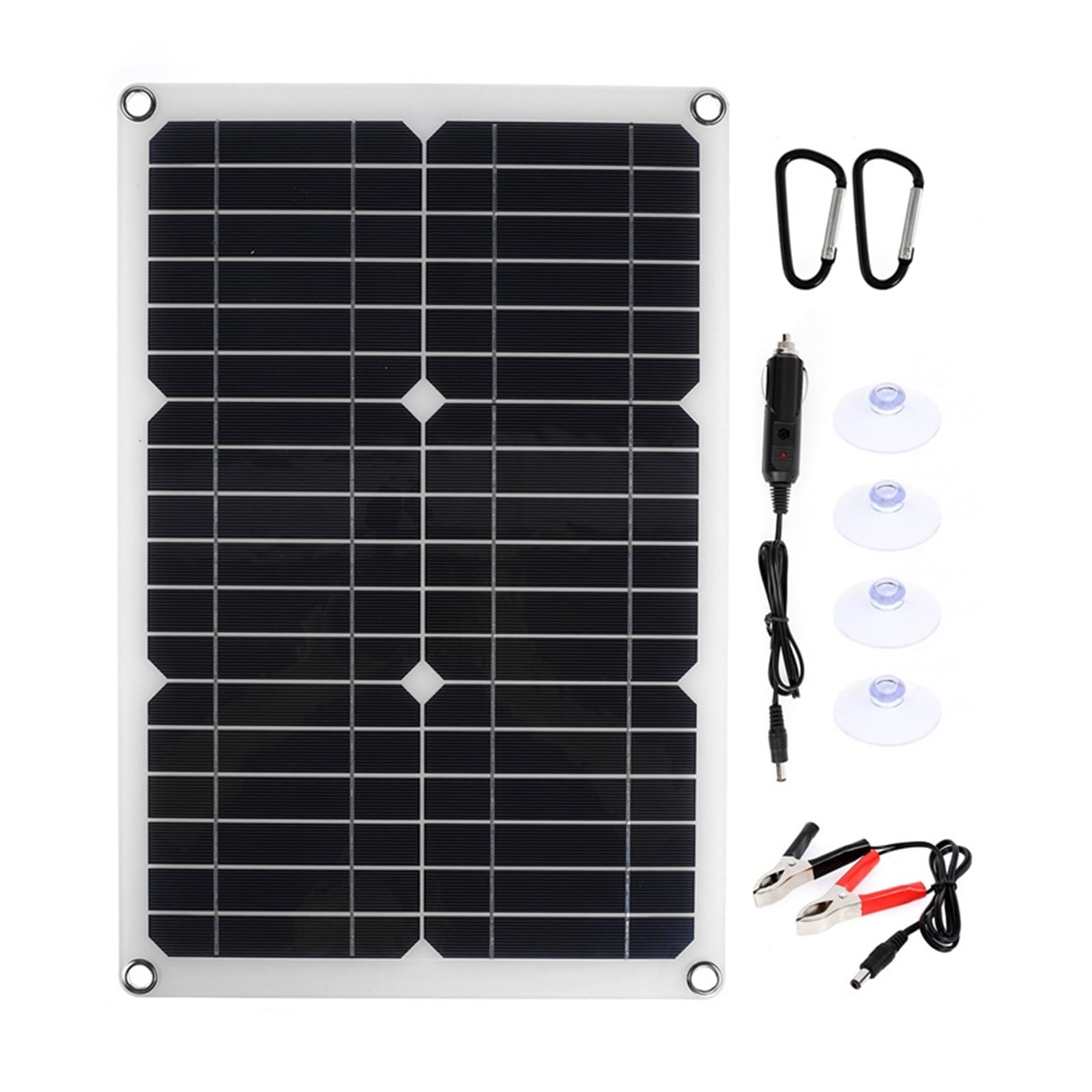 Kit pannello solare 200W / 400W Carica batteria con controller Porta USB Batteria a celle solari Banca di alimentazione for telefono RV Car Uscita Ideale(200W 50A Controller)