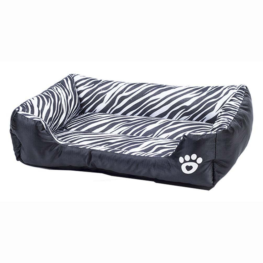 LvRao Hundebett 68x55x16 Cm - Tragbares Haustierbett, Waschbar, Für Hunde & Katzen Bis 11 Kg, Orange