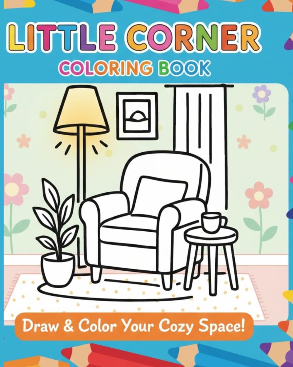 Cozy Little Corners: A Relaxing Coloring Book for Adults with Hygge Spaces, Calm Nooks, and Comforting Designs