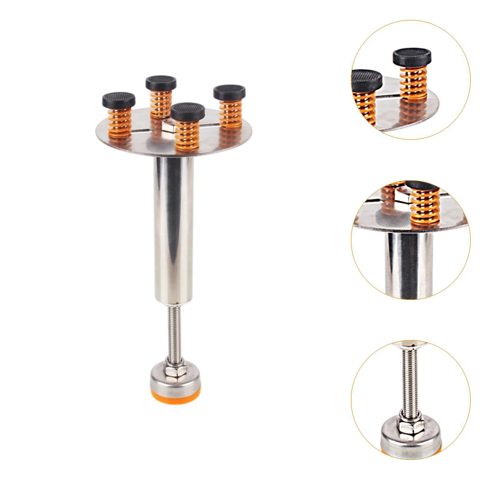 Supporto per tritarifiuti Parte per tritarifiuti Riduzione del Rumore in Cucina Supporto Antiscivolo Molla per martinetto Staffa Ammortizzatore, Altezza da 18 Cm a 27 Cm