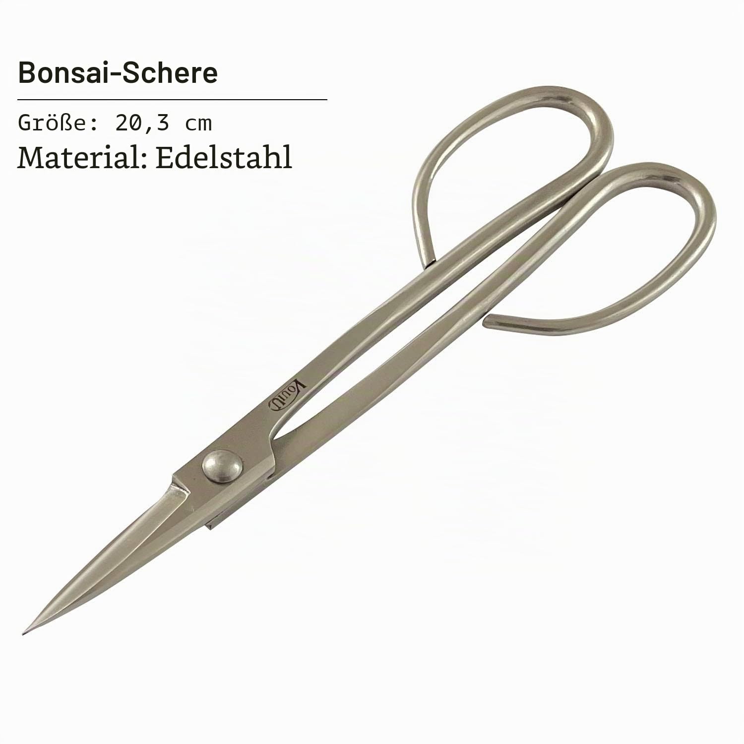 vouiu 6-teiliges Bonsai-Werkzeug-Set, Knaufschneider, Kofferraumspalter, konkaver Schneider, Drahtschnitt, Jin-Zange, Bonsai-Schere