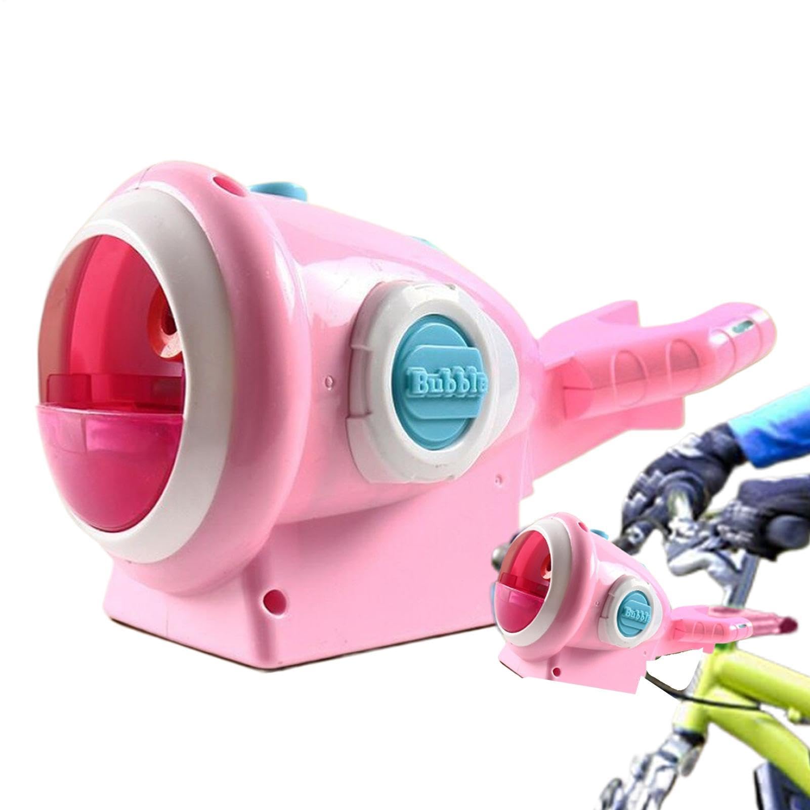 Macchina automatica per bolle di sapone, supporto per bicicletta con alta | Macchina per bolle di sapone per bicicletta, giochi all'aperto, giocattolo per ragazze