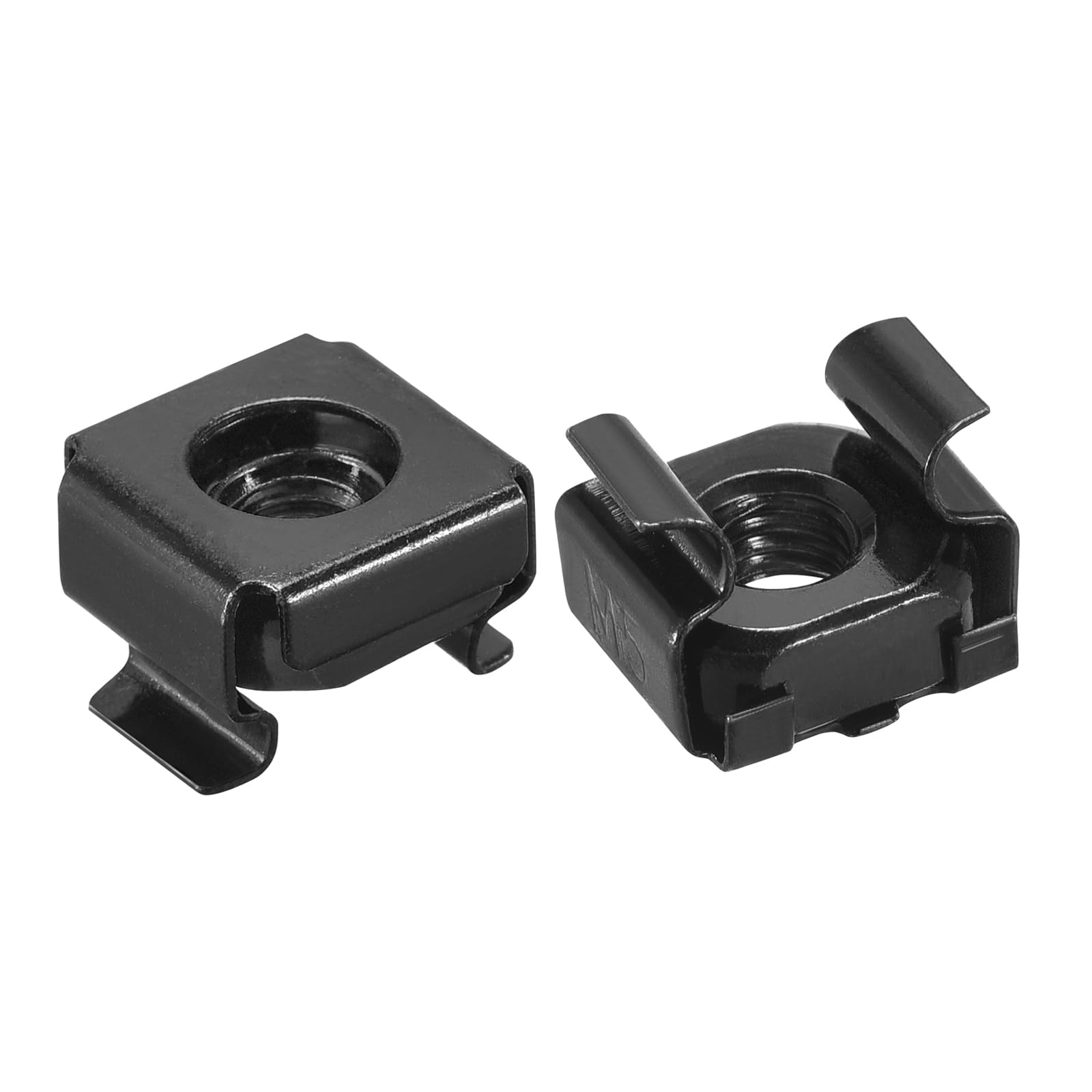 QUARKZMAN Dadi a Gabbia a Inserimento Rapido, Dado in Acciaio Carbonio M5 x 0.8mm per Armadio Scaffale Server 5pz