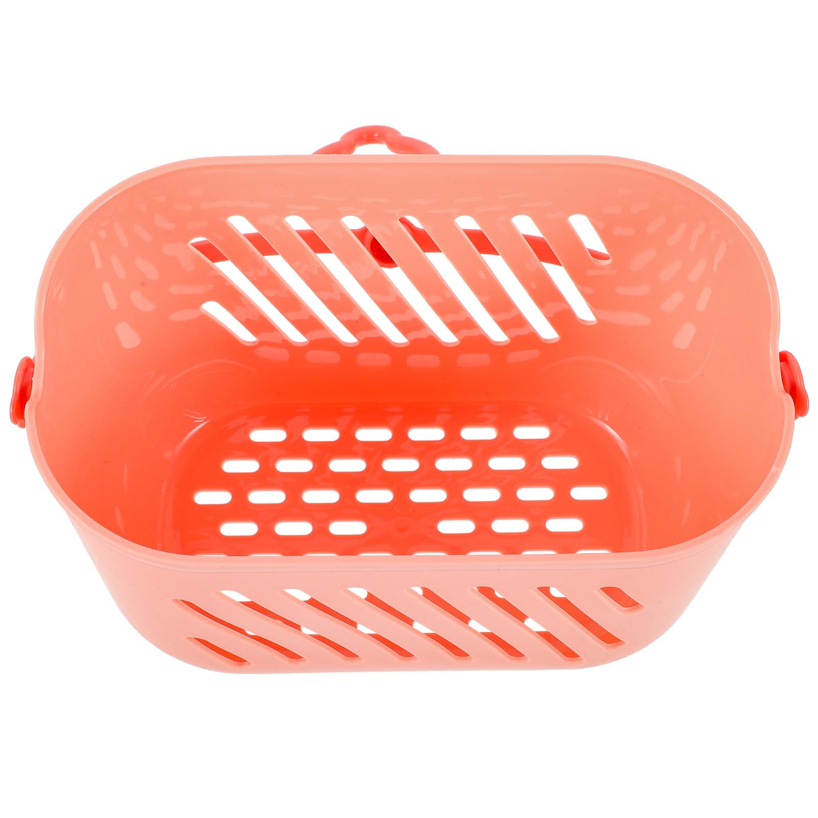 SEWACC Hanging Plastic Storage Basket with Handle Portable Bathroom Shower Organizer Basket Pink Shower Caddy for Bathroom and