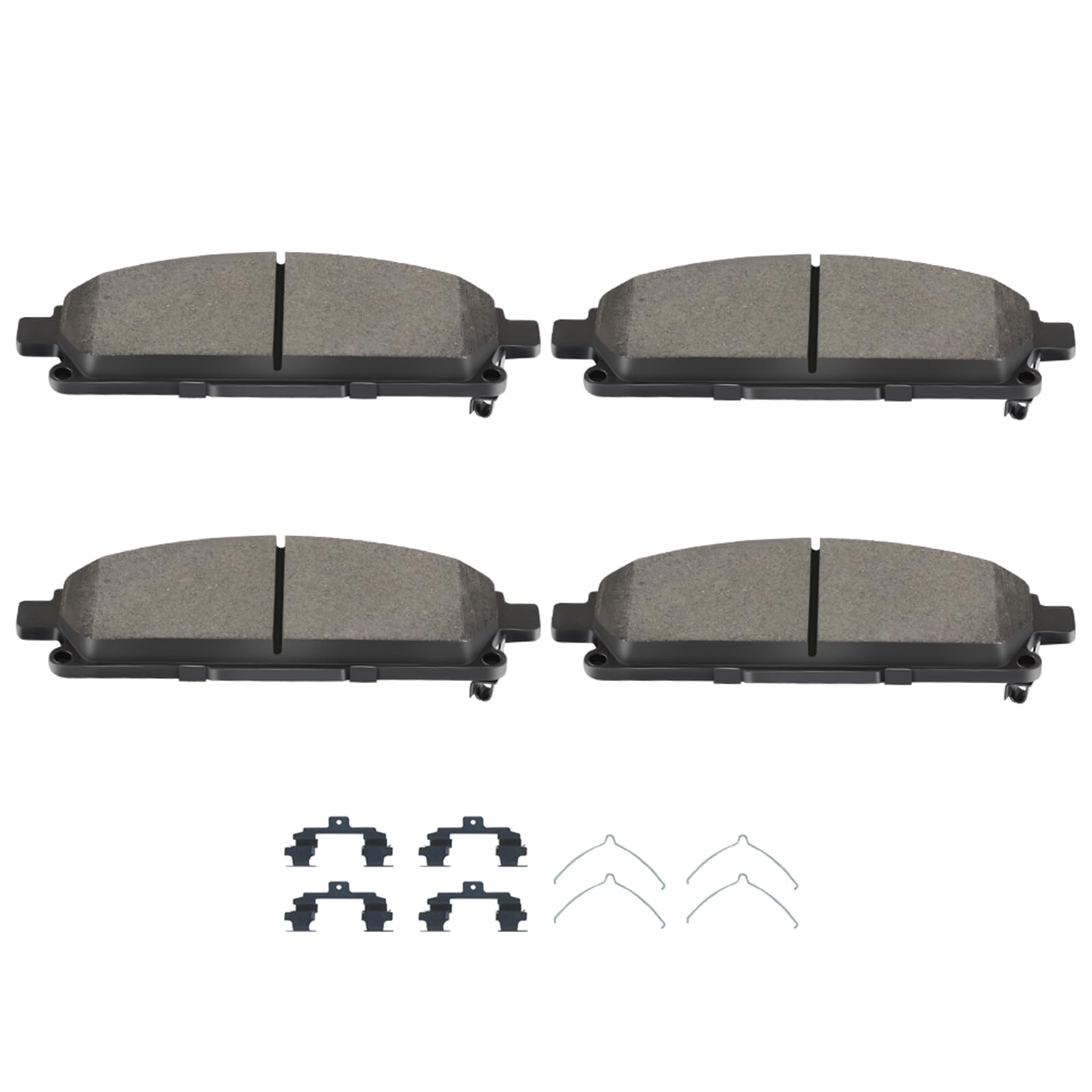 SCITOO D855 Front Semi-Metal Brake Pads Sets Fit For Acura MDX 2003-2006,For Nissan Pathfinder 1995-2004,For Quest 2004-2009 2011-2017,For X-Trail 2005-2006