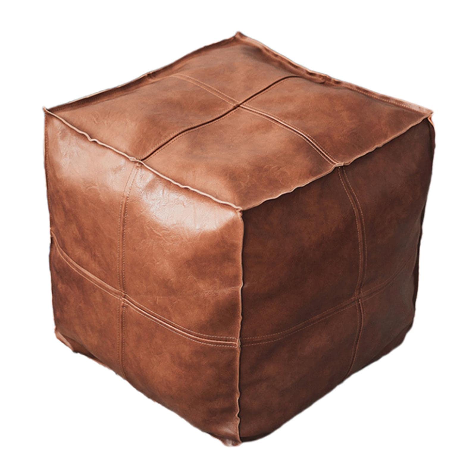 2xBoho Moroccan Pouf Cover Footstool Storage Ottoman Room Decor Living Room Square Brown|Home & Garden|Furniture|Ottomans, Footstools & Poufs-image-43