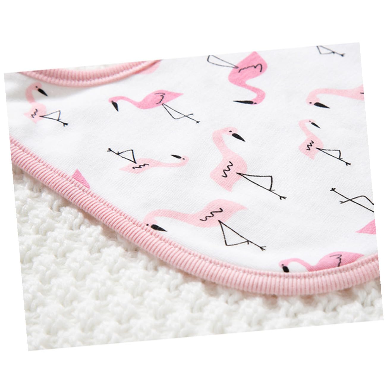 TOYANDONA 3er-sets Baby-lätzchen Zum Mittagessen Speicheltuch Für Neugeborene Flamingo-print Leicht Zu Reinigen Für Kleinkinder 3 Stück X 3