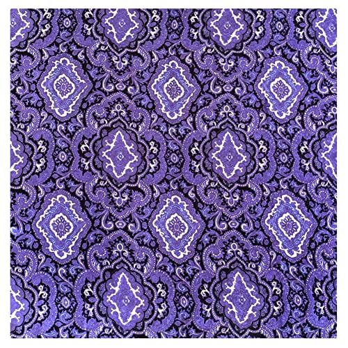 Wyoming Traders Unisex Casual Adult Lightweight Breathable Paisley Regular Jacquerd Silk Scarf