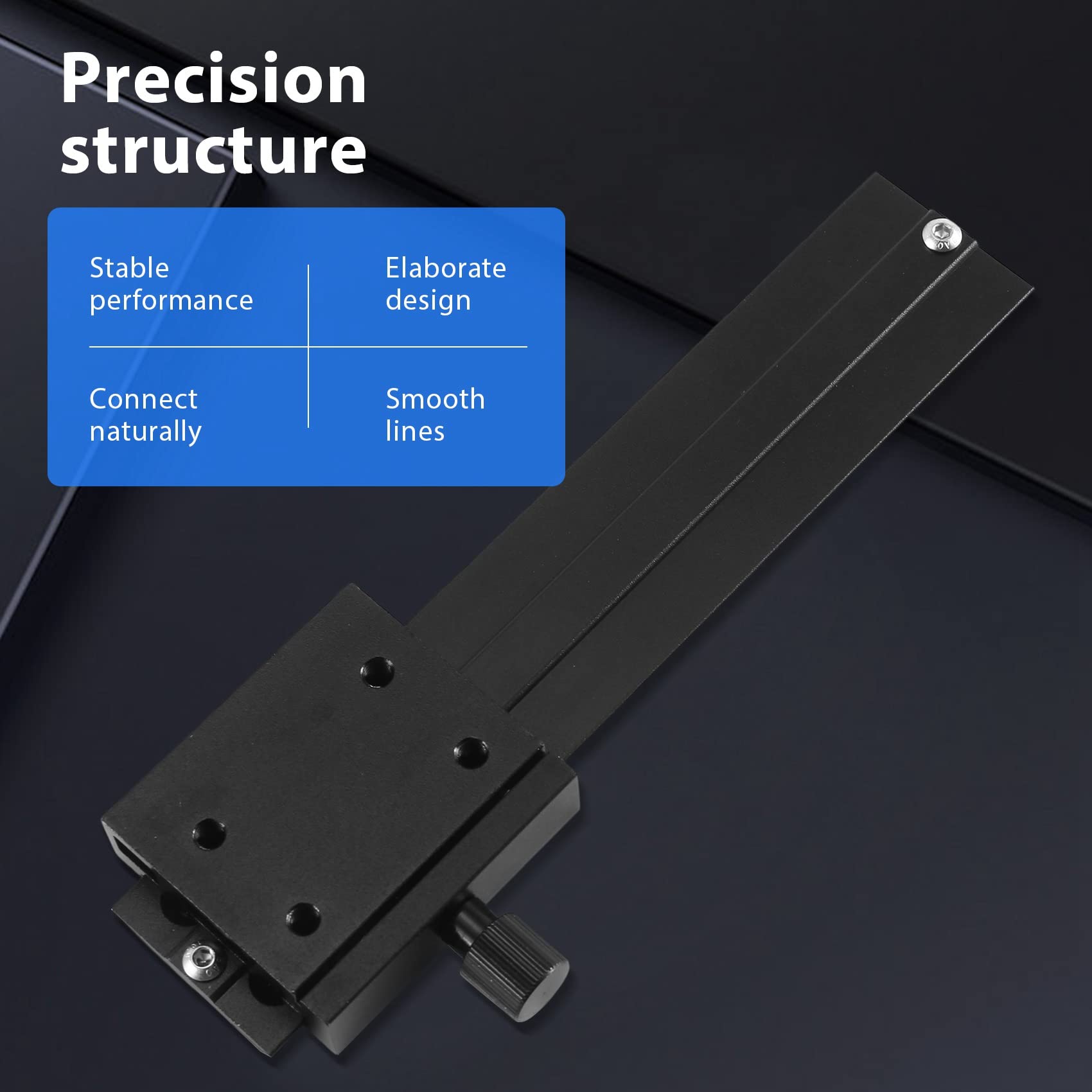Cadre de montage de module réglable Tête laser pour tête laser Pièces de machine Noir