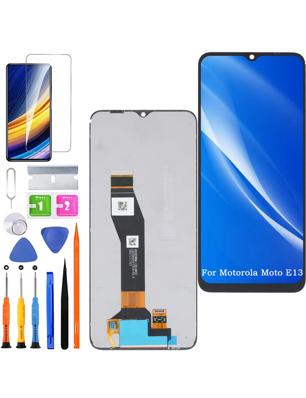 6.5 E13 LCD Original For Motorola Moto E13 LCD Display Screen Sensor Panel Digitizer Assembly For Motorola Moto E 13 LCD - 509