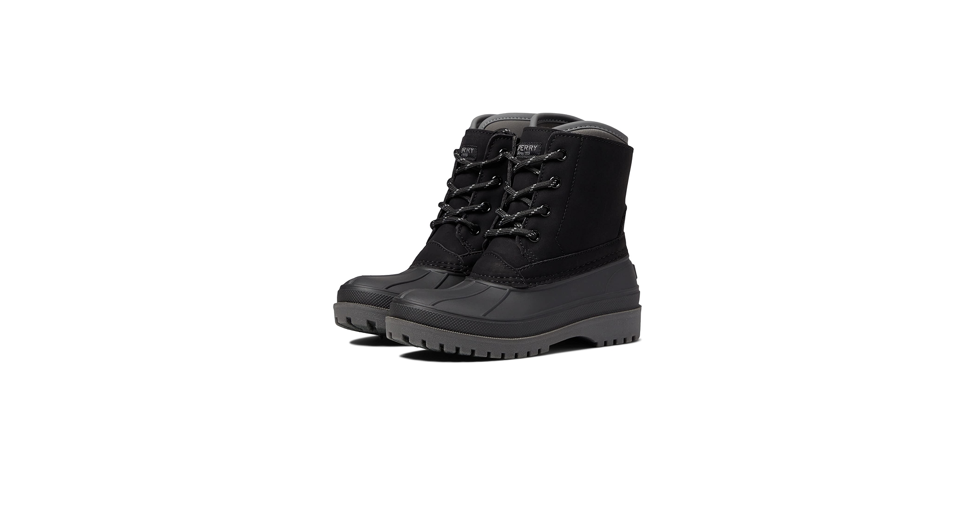 Amazon.com | Sperry Harbor Boot, Black/Grey, 13 US Unisex