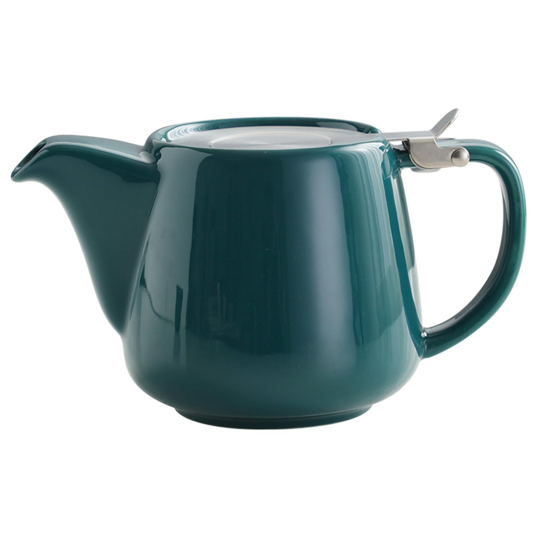 Tetera Infusor de té con infusor Tetera de cerámica de gran capacidad de 580 ml con tapa y mango para preparar té de hierbas y hojas sueltas