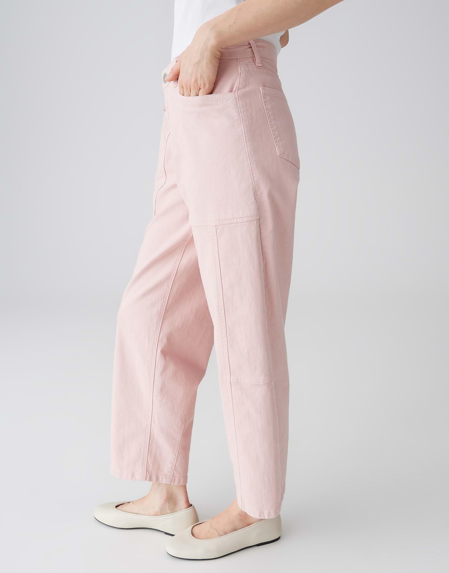 OPUS Damen Barrel | LOLAH Bloom Barrel Jeans aus Dry Indigo® Mid Rise
