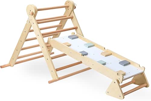 Mamabrum - Triangle de Pikler en Bois de Hêtre et