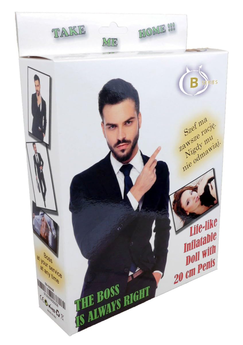 Muñeca Hinchable Masculina Tamaño Real 160 cm – 3 Modelos (Guapo, Fontanero, Obrero) – Figura Inflable Adultos (Guapo)