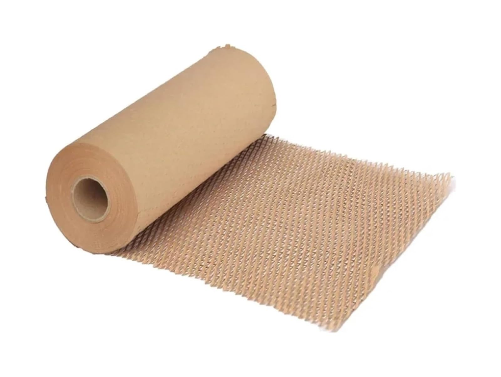 Rolka papieru opakowaniowego o strukturze plastra miodu, wielokolorowa, w wielu rozmiarach(Brown Xw50cm X L10m)