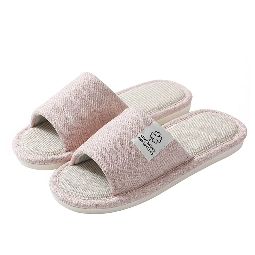 CzyanWomens Slippers, Ladies Slippers Open Toe Non-Slip Memory Foam Comfortable and Breathable Ladies House Shoes Indoor Outdoor
