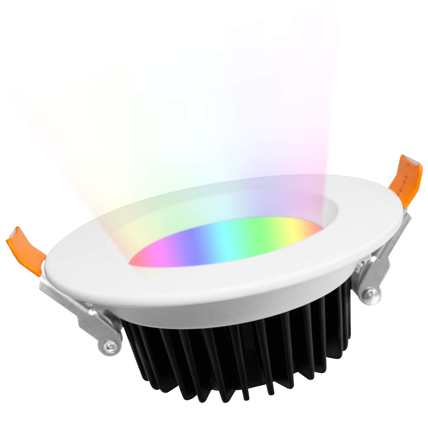 GLEDOPTO GLEDOPTO Downlight Recessed LED Light Smart RGB CCT Bulbs Dimmable 12W LED Ceiling Light Compatible with Amazon Echo Plus Lightify Hub and Android iOS System for Kitchen,Bedroom,Living Room,Bar,Hotel