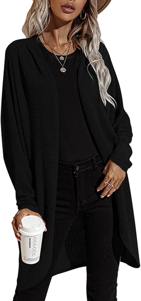 CzooM Maglione Lavorato a Maglia Da Donna Pullover Stampato Con Dinosauro Vintage Kawaii Girocollo Pullover Ampio a Maniche Lunghe Felpe Y2k Carine (Color : Black, Size : M