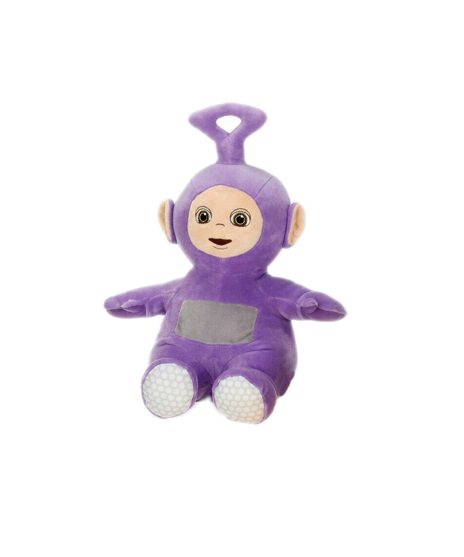 Plush Toy Compatible with Teletubbies Plush Toy Premium Quality Super Soft Cuddly Toy Po, Tinky-Winky, Laa-Laa, Dipsy Plush Peluche 37 cm Official Licence (Tinky-Winky 37 cm)